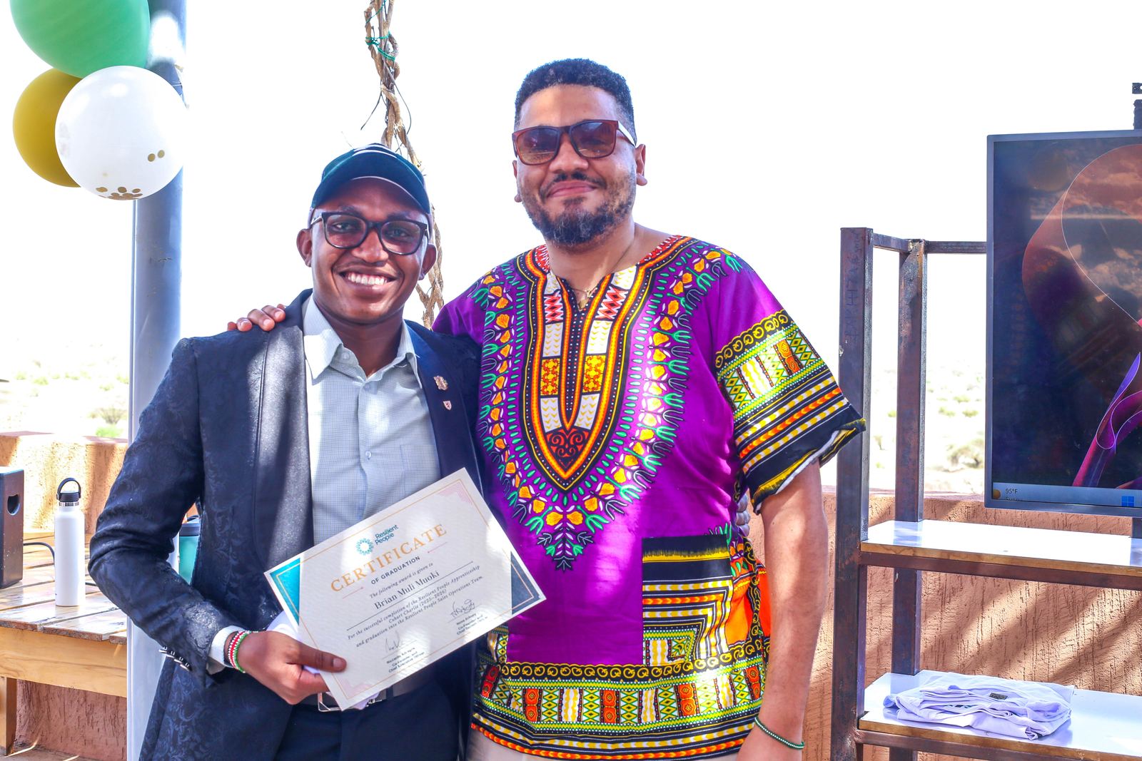 Graduation day in Turkana, Resilient People apprentices and team